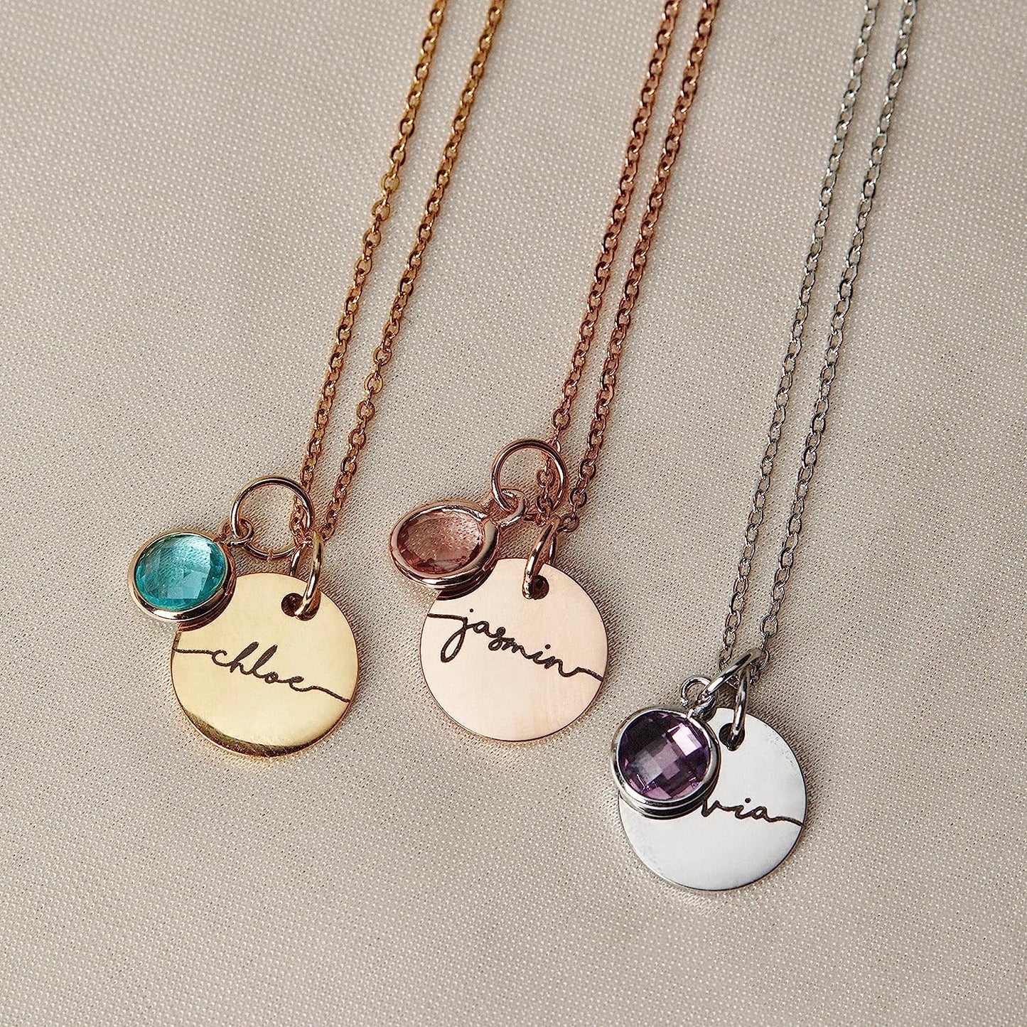Cavé – Pendentifs personnalisés empilables & pierre de naissance - Gena Campbell