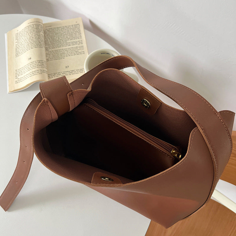 Bouchardon – Sac à bandoulière minimaliste en cuir PU - Gena Campbell