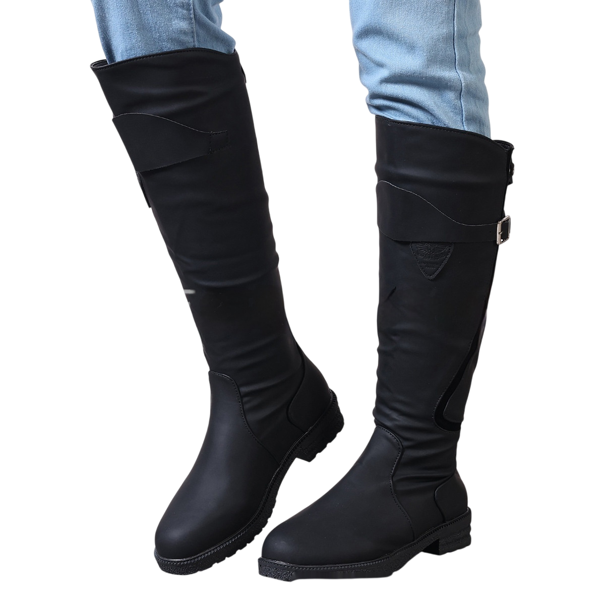 Raversière – Bottes plates en cuir & confort étendu - Gena Campbell