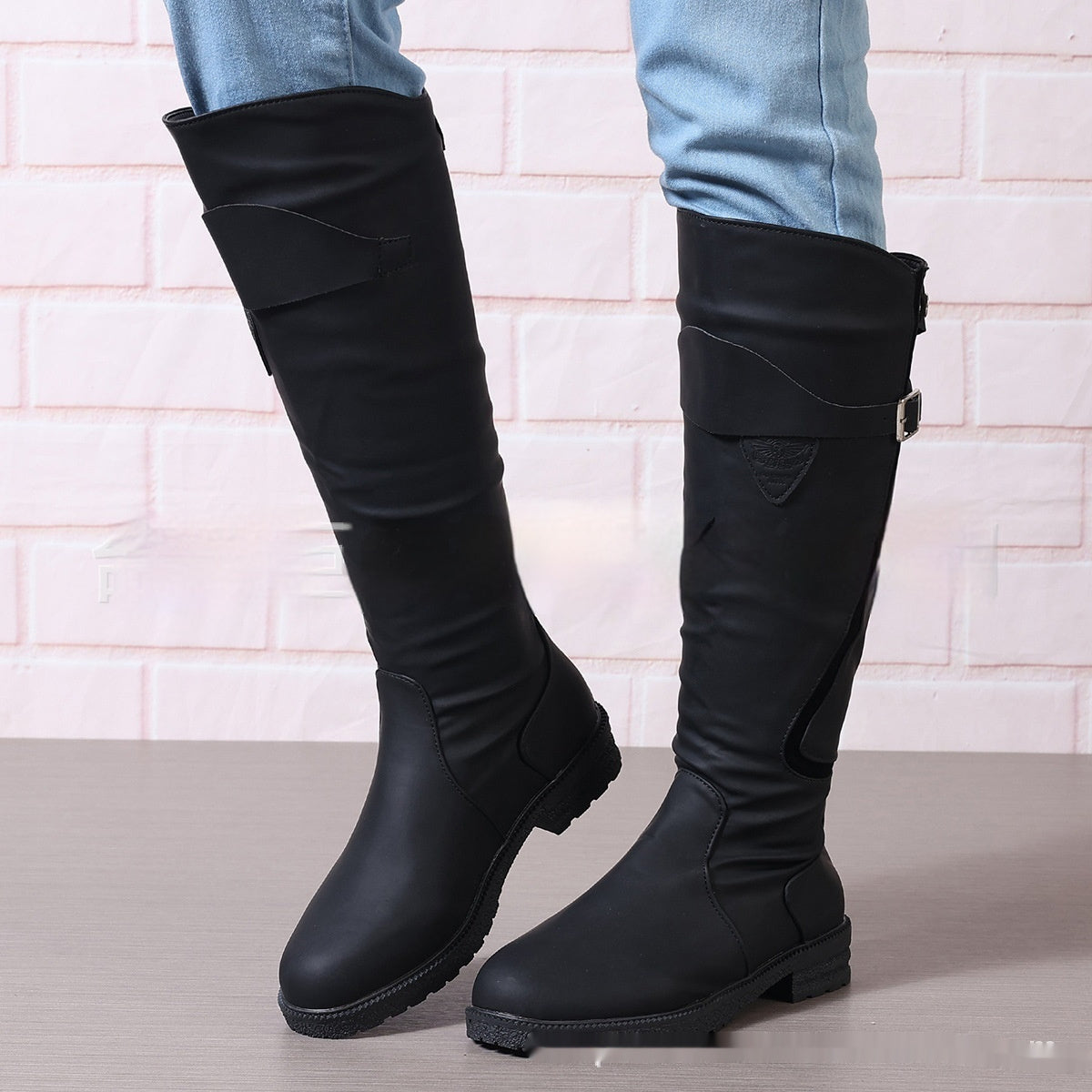 Raversière – Bottes plates en cuir & confort étendu - Gena Campbell