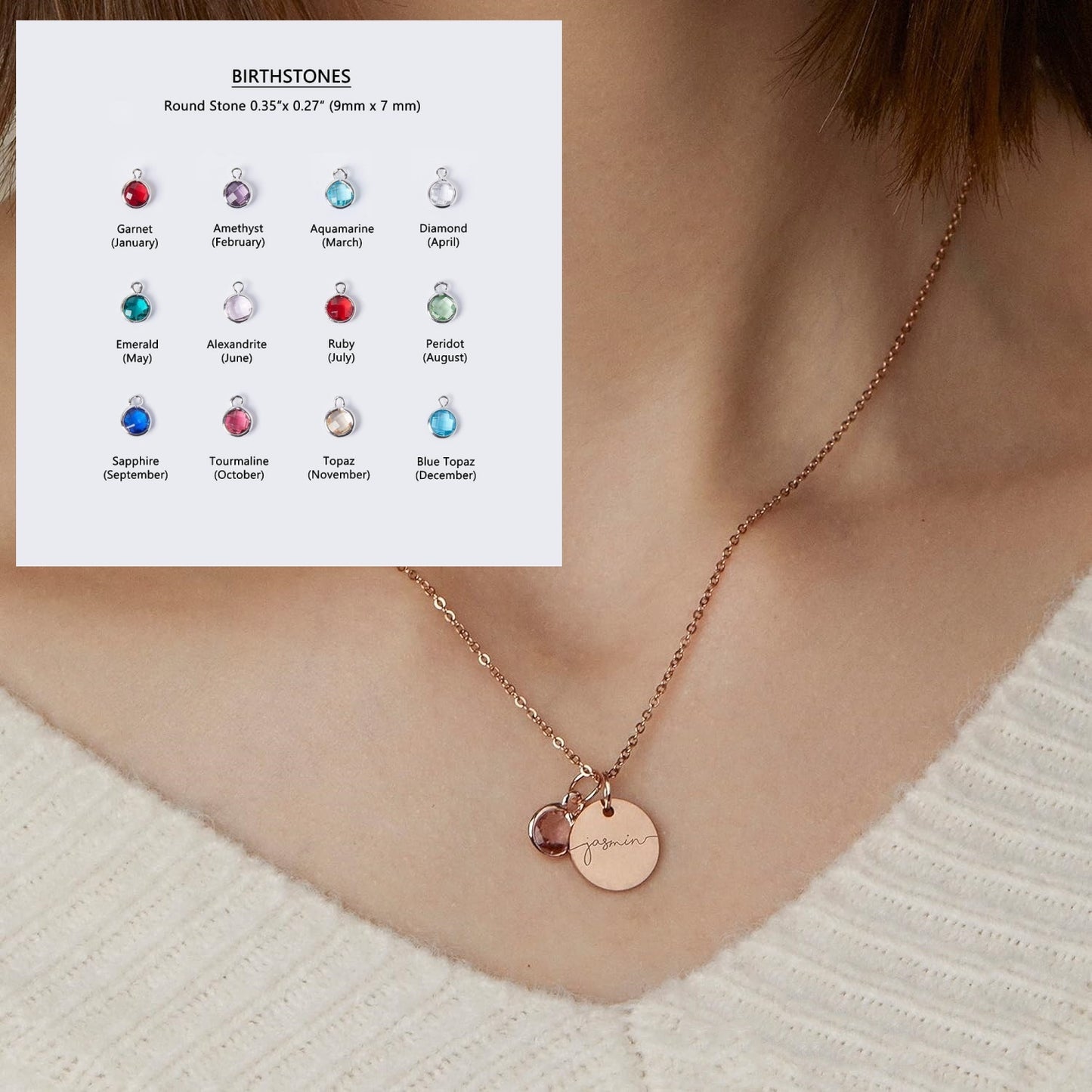 Cavé – Pendentifs personnalisés empilables & pierre de naissance - Gena Campbell