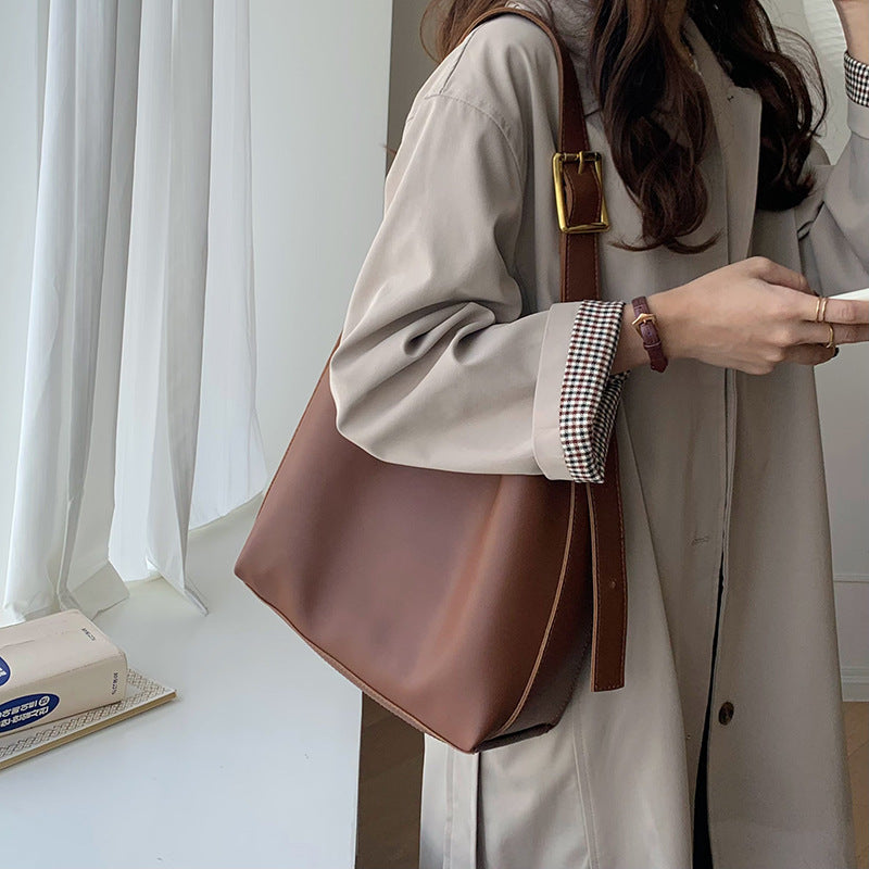 Bouchardon – Sac à bandoulière minimaliste en cuir PU - Gena Campbell