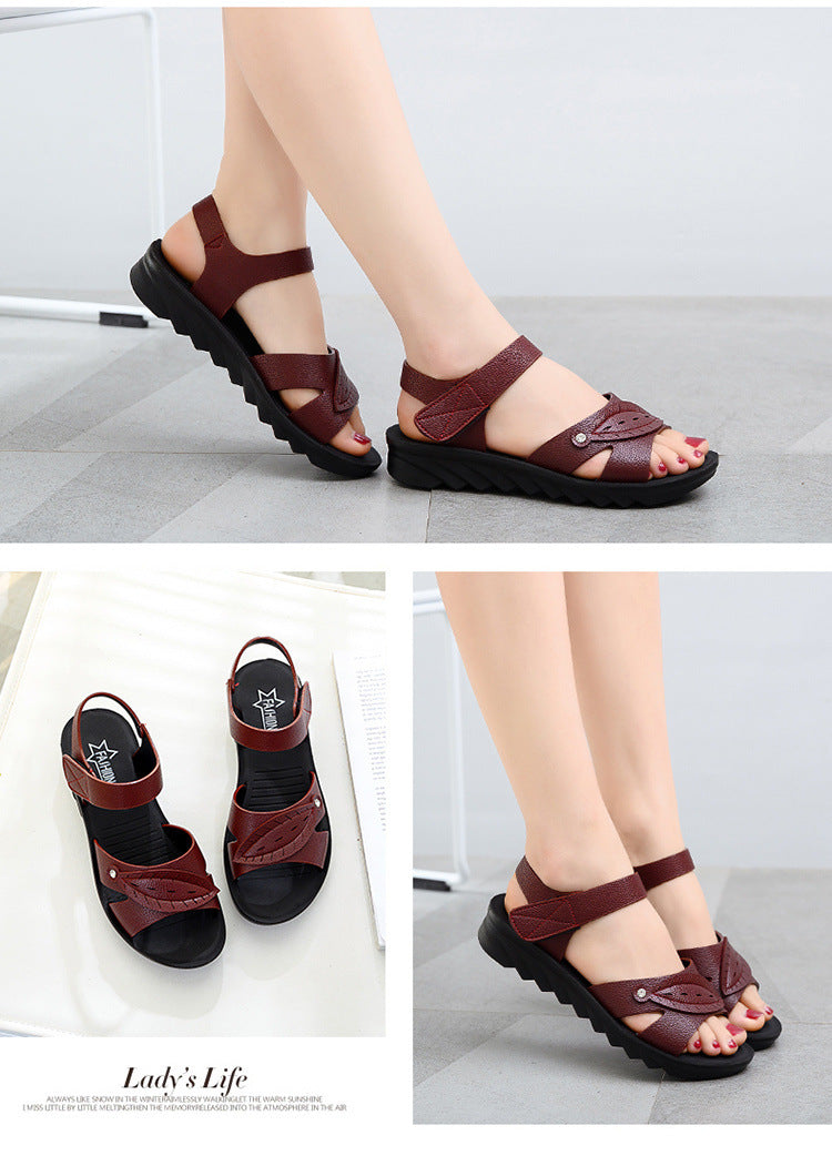 Dauphine – Sandales plates à enfiler - Gena Campbell