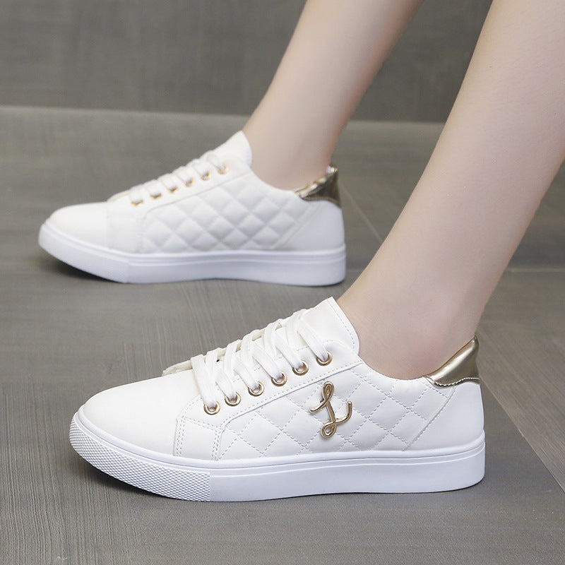 Little white shoes for women, lightweight,.