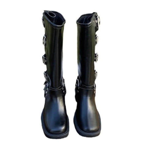 Alésia – Bottines à talons blocs à bout rond