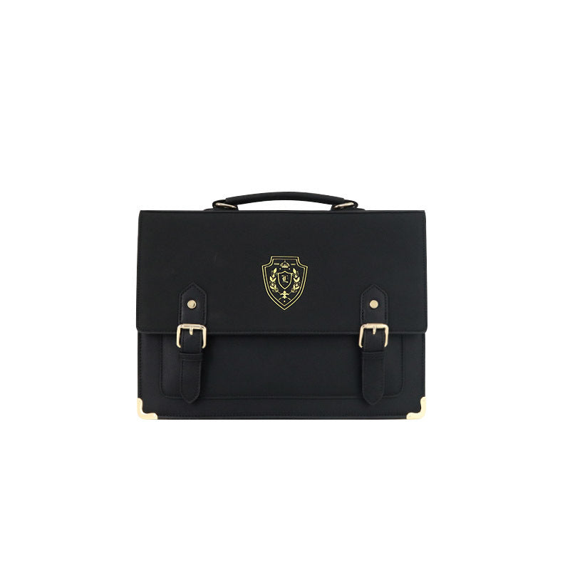 Uniform College Style One-shoulder Crossbody Portable Uniform Bag.