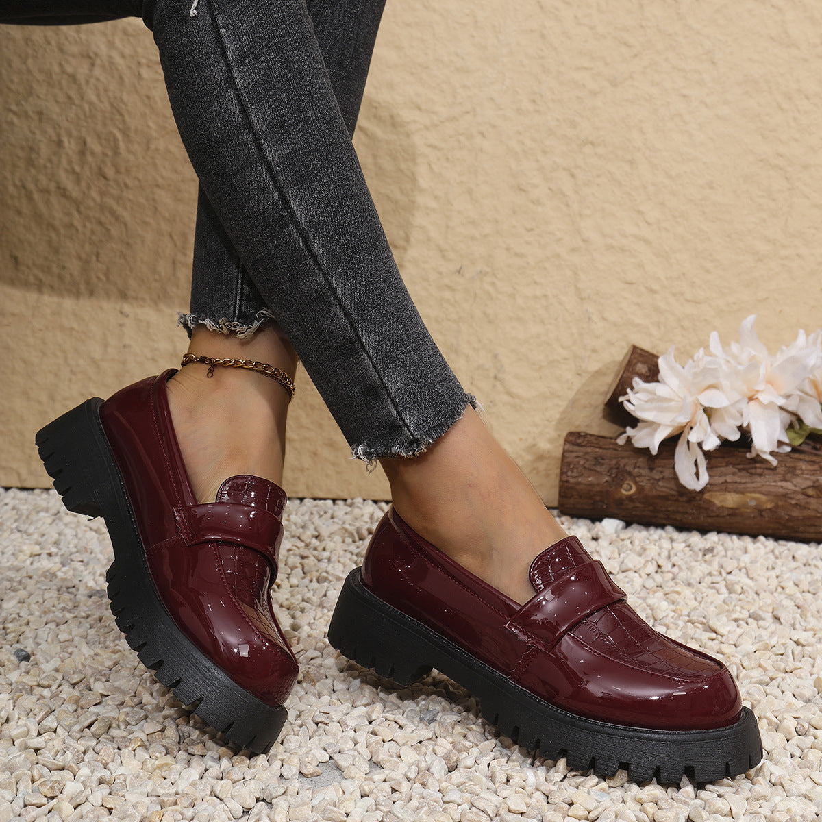Dauphiné – Mocassins brogues en cuir - Gena Campbell
