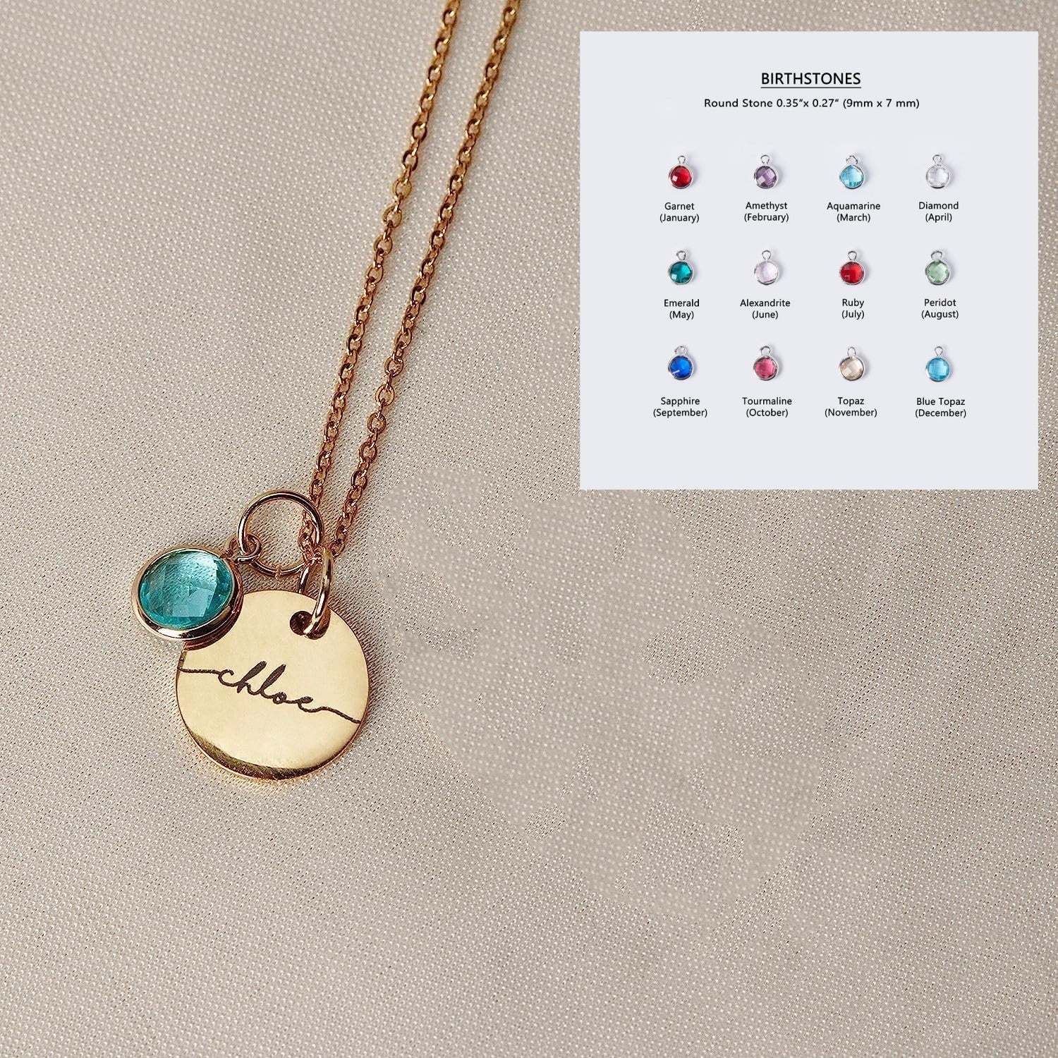 Cavé – Pendentifs personnalisés empilables & pierre de naissance - Gena Campbell