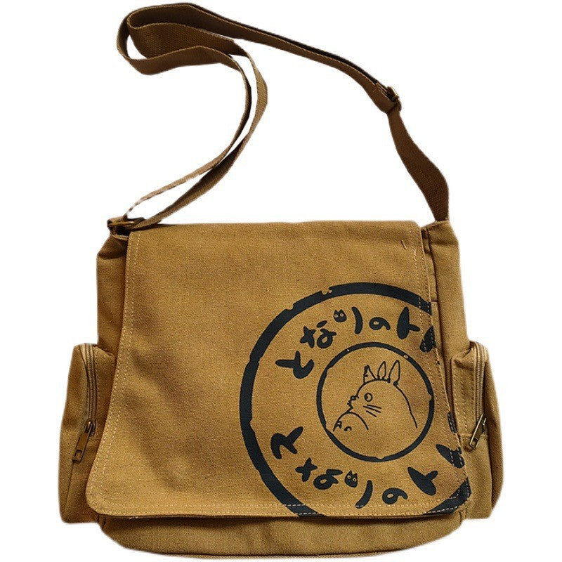 Retro canvas bag.