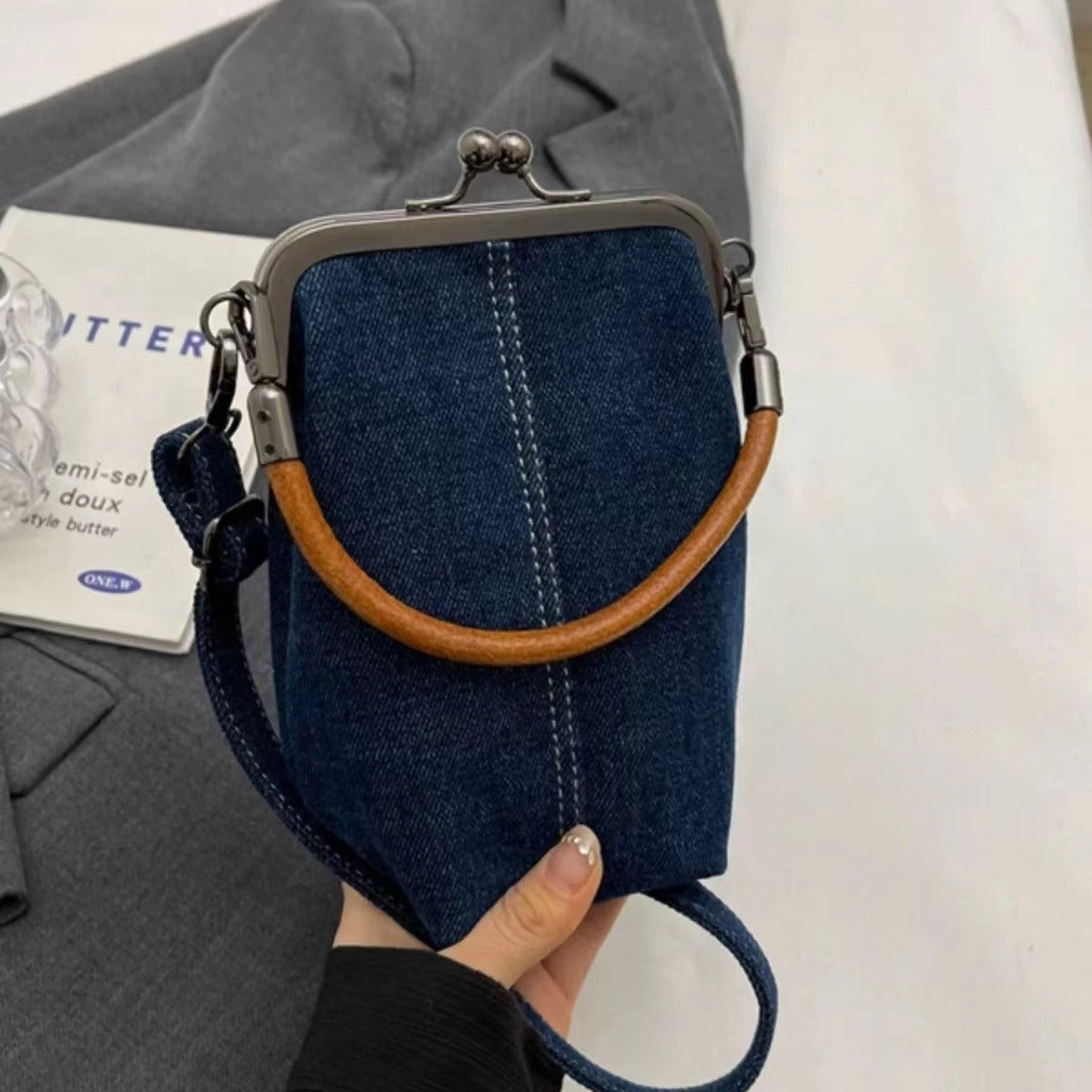Pajol – Sac bandoulière en jean & esprit urbain - Gena Campbell