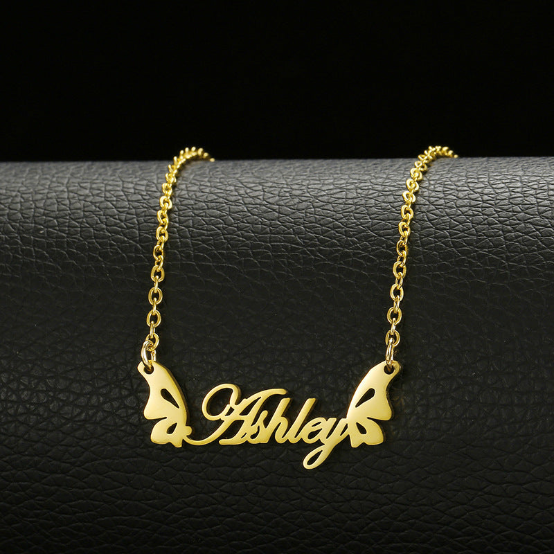 Sedaine – Collier prénom personnalisé & plaque symbolique - Gena Campbell