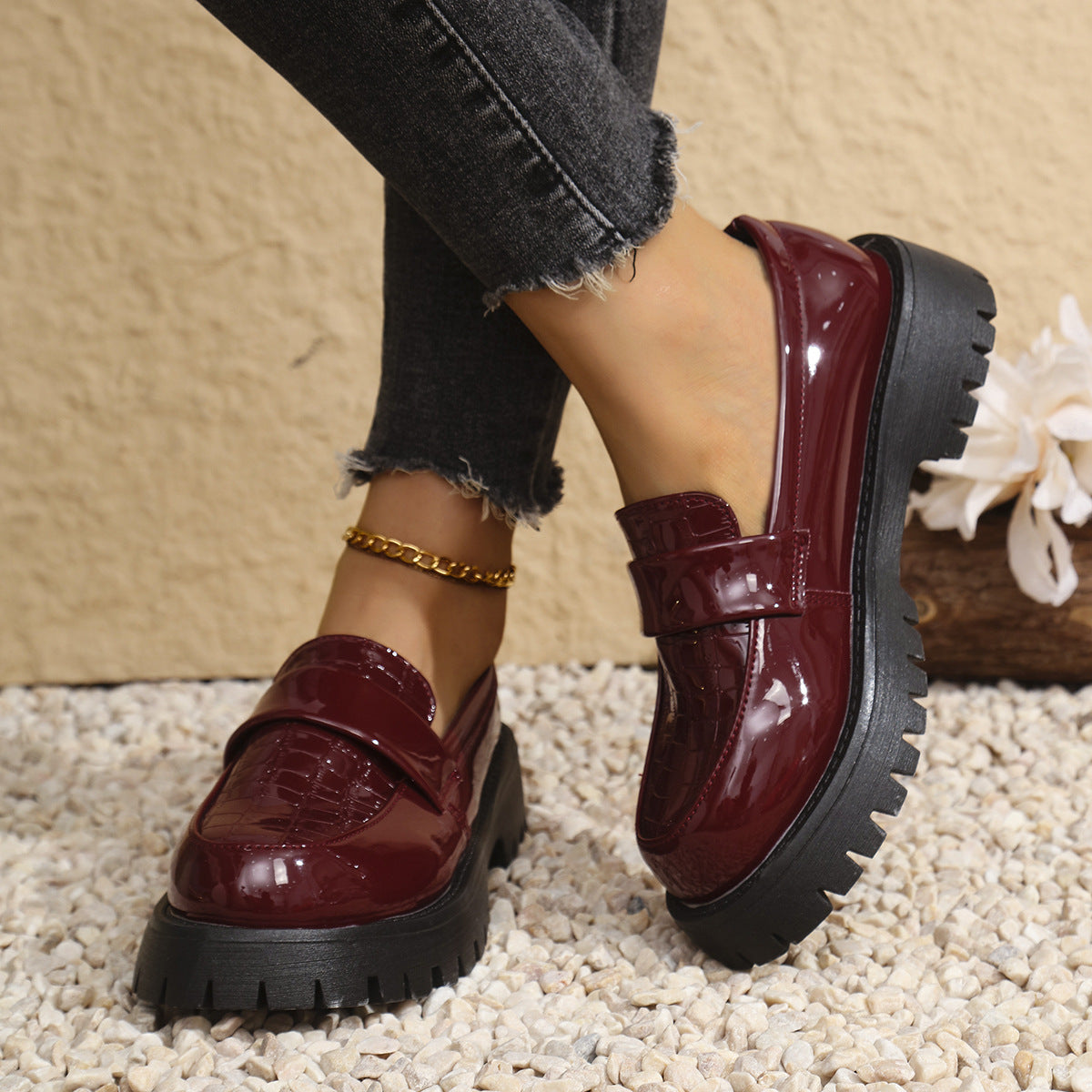 Dauphiné – Mocassins brogues en cuir - Gena Campbell