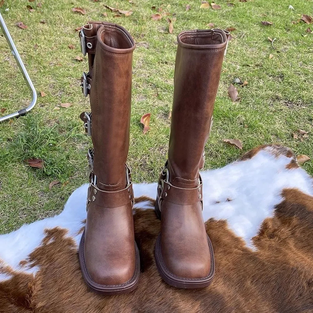 Alésia – Bottines à talons blocs à bout rond - Gena Campbell