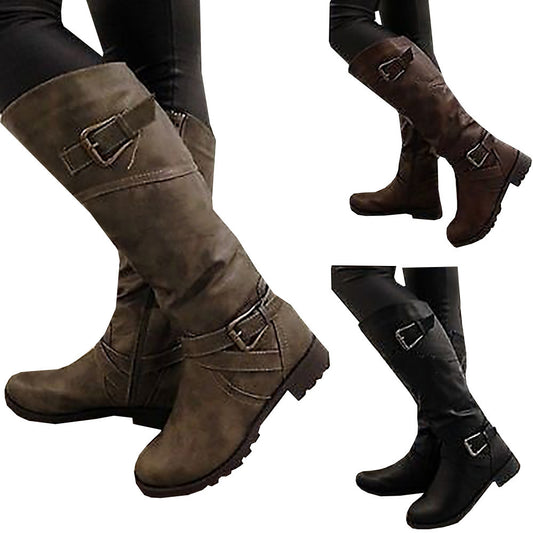 European fashion all-match boots.