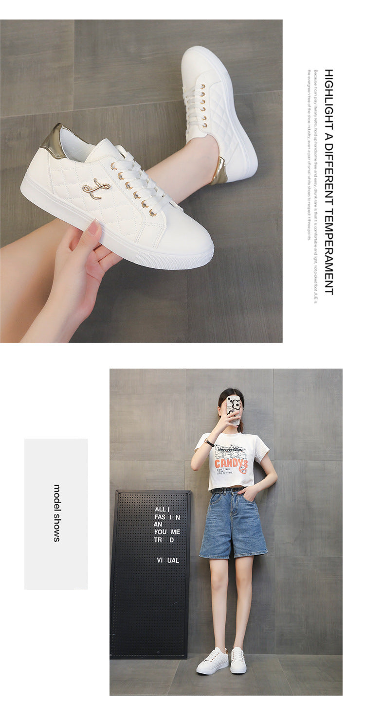 Little white shoes for women, lightweight,.