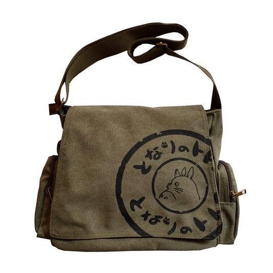Retro canvas bag.