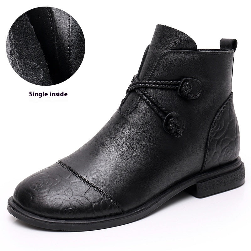Vercingétorix – Bottines tube en cuir - Gena Campbell