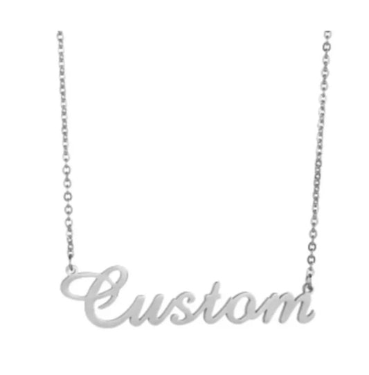 Sedaine – Collier prénom personnalisé & plaque symbolique - Gena Campbell