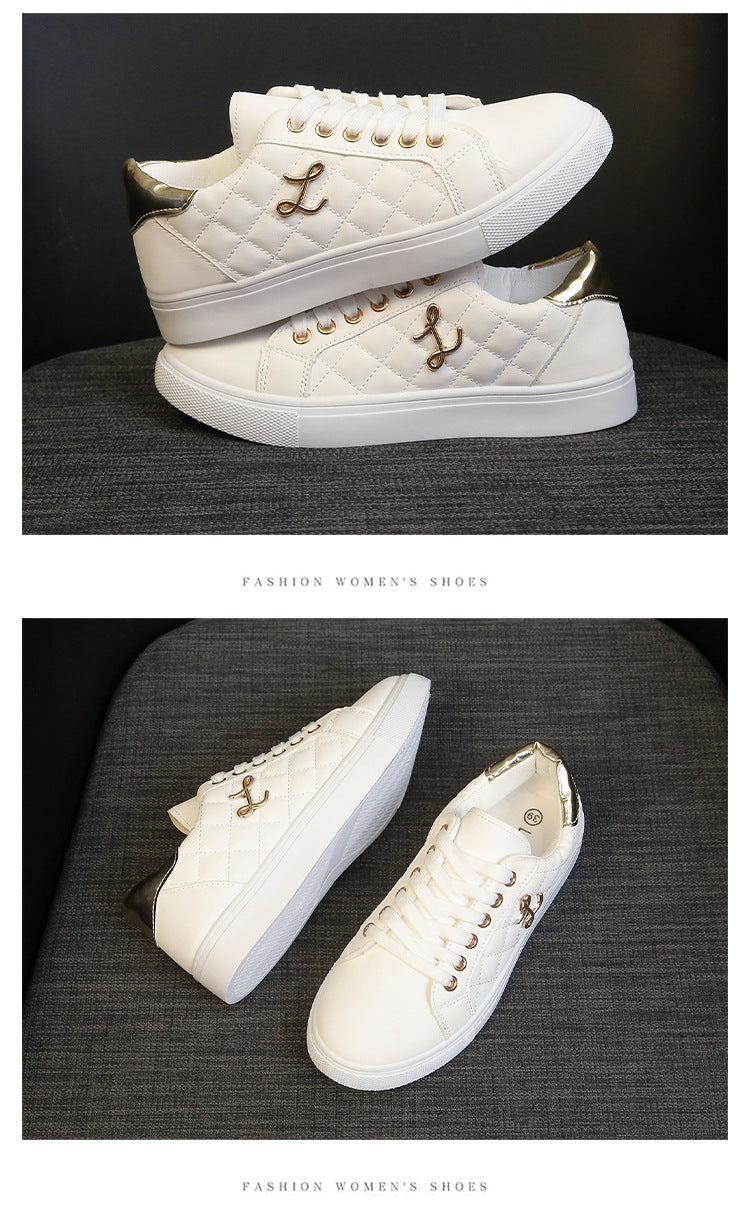 Little white shoes for women, lightweight,.