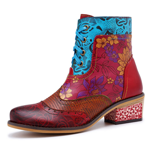 Belleville bottines multicolors un style affirmé