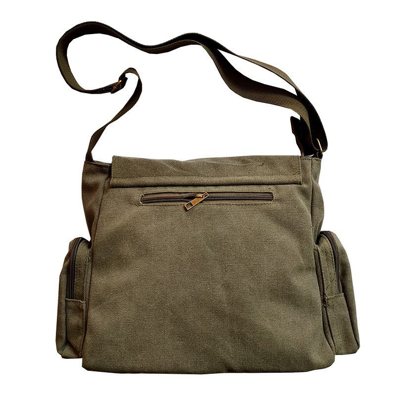 Retro canvas bag.