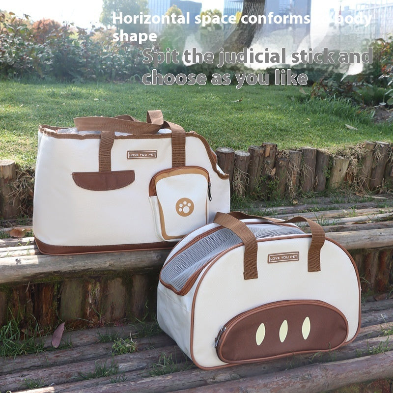Folding Dog Diaper Bag Cat Space Capsule Large Capacity Breathable And Portable.