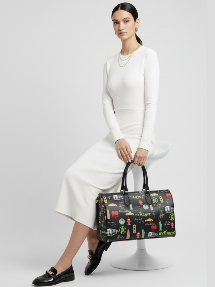 BYMANYC ® New York, Vegan Bag NOIR COUTURE – BYMANYC ® New York Luxury Eco Design