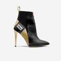 BYMANYC ® New York, Vegan Heeled Shoe Women BYMANYC ® New York Tribeca Gold Flame