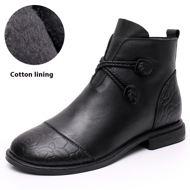 Vercingétorix – Bottines tube en cuir - Gena Campbell