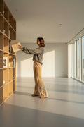 Casual Straight-leg Pants That Elongate The Legs