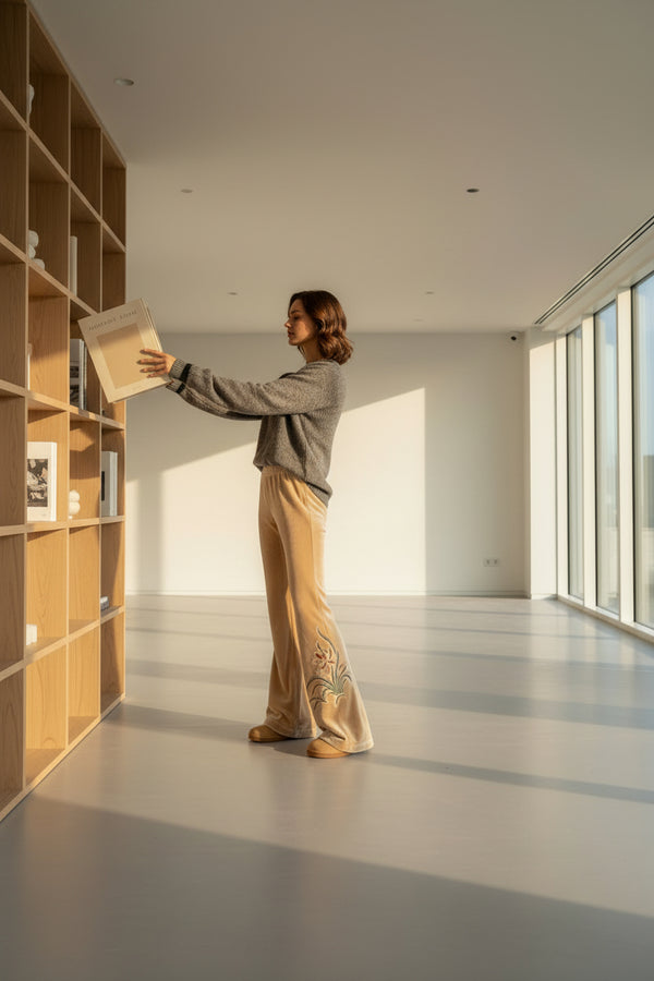 Casual Straight-leg Pants That Elongate The Legs