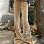 Casual Straight-leg Pants That Elongate The Legs