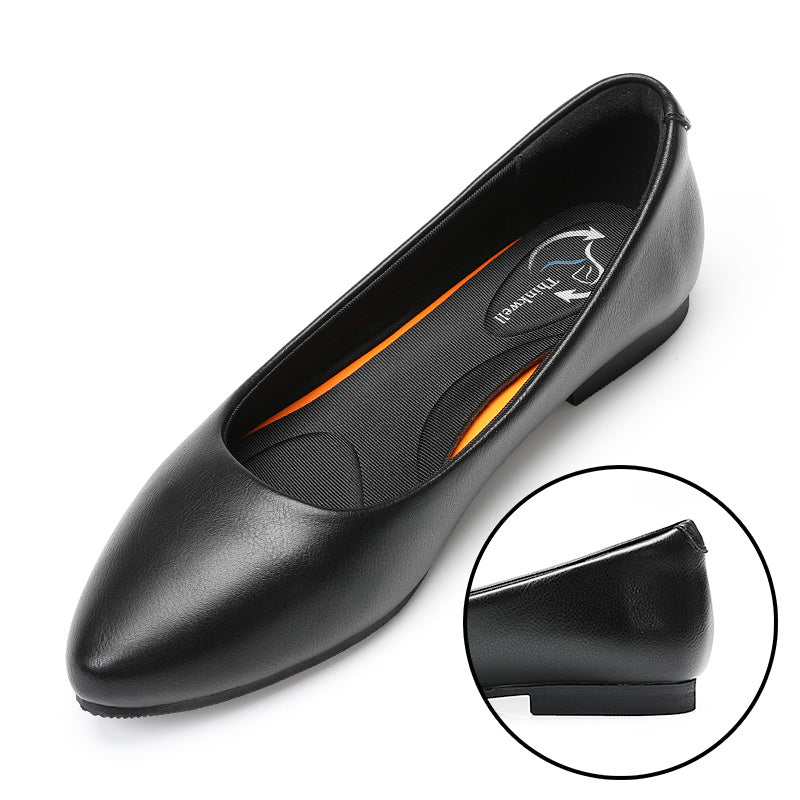 Mid-heeled Thick-heeled Single Shoes Professional Office Girl.