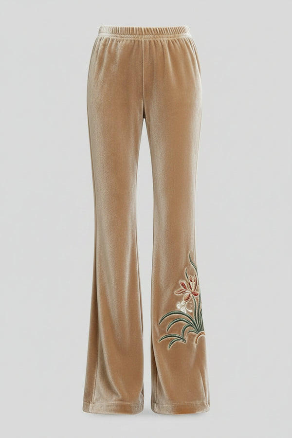 Casual Straight-leg Pants That Elongate The Legs