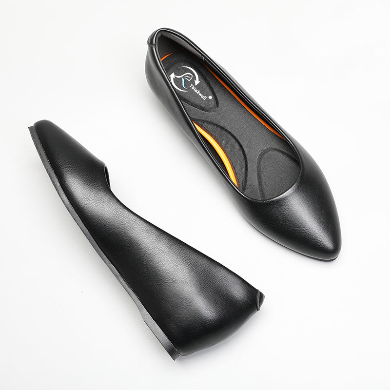 Mid-heeled Thick-heeled Single Shoes Professional Office Girl.